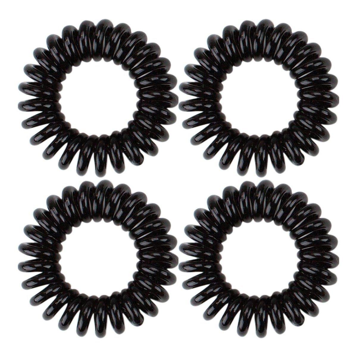 Black Hair Coils - Pack of 4 - Uptown Boutique Ramona