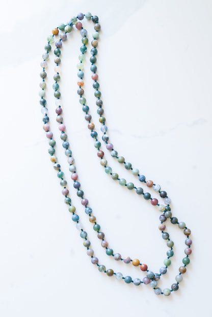 Blissful Beaded Necklace in Dark Green (Online Exclusive) - Uptown Boutique Ramona