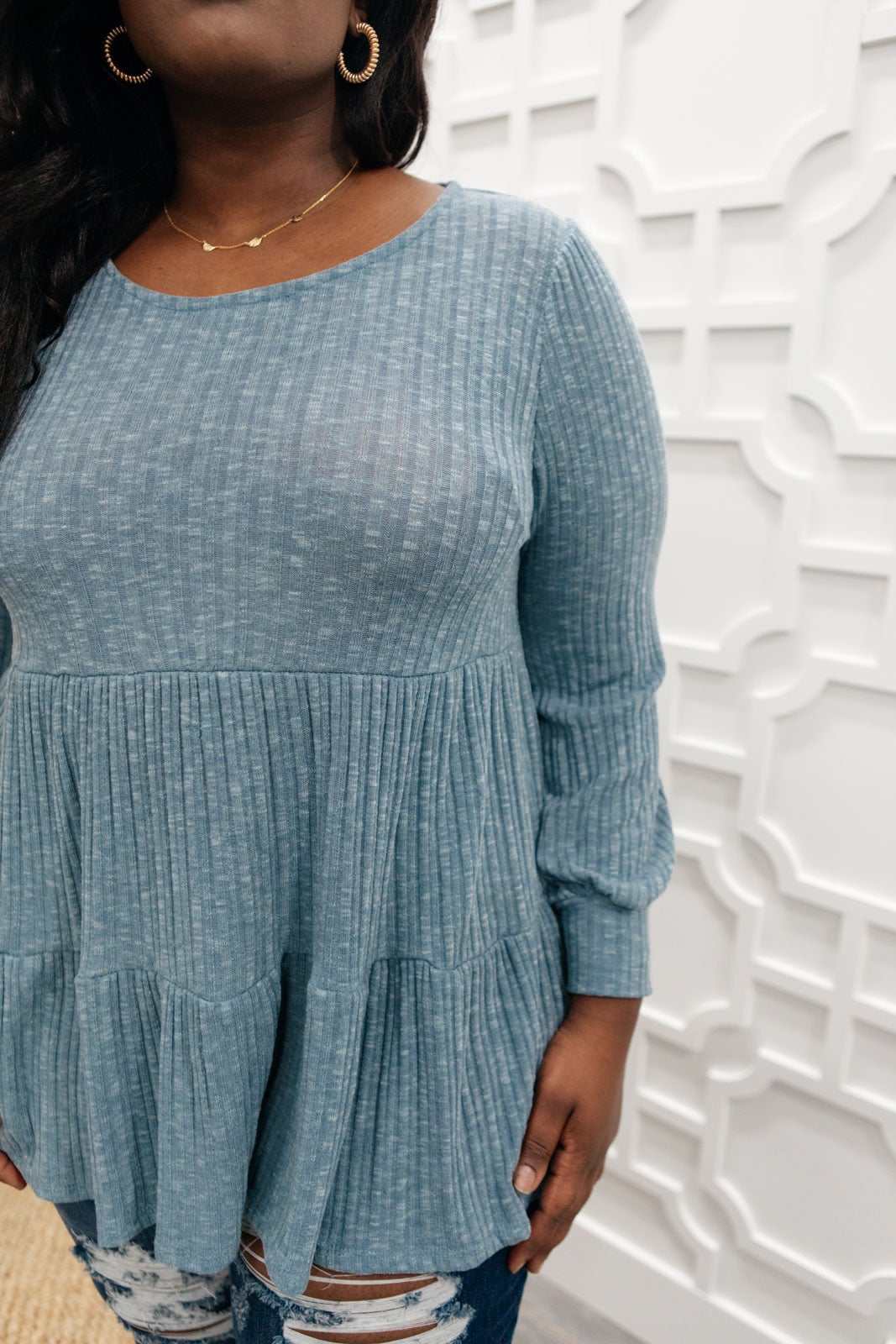 Blue Pathways Top (Online Exclusive) - Uptown Boutique Ramona