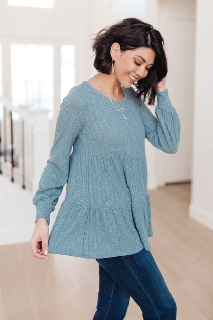 Blue Pathways Top (Online Exclusive) - Uptown Boutique Ramona