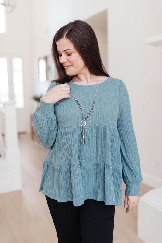 Blue Pathways Top (Online Exclusive) - Uptown Boutique Ramona