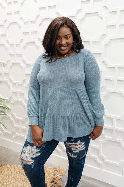 Blue Pathways Top (Online Exclusive) - Uptown Boutique Ramona