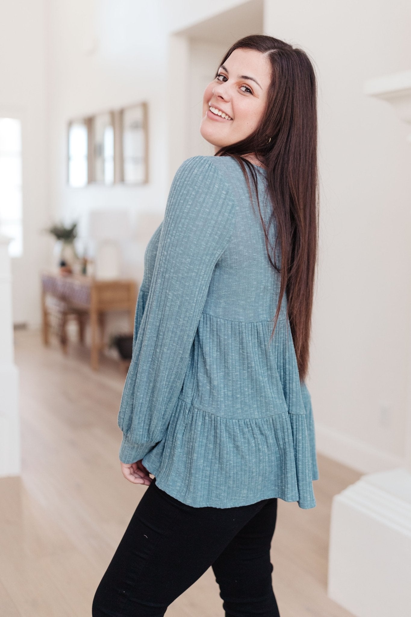 Blue Pathways Top (Online Exclusive) - Uptown Boutique Ramona