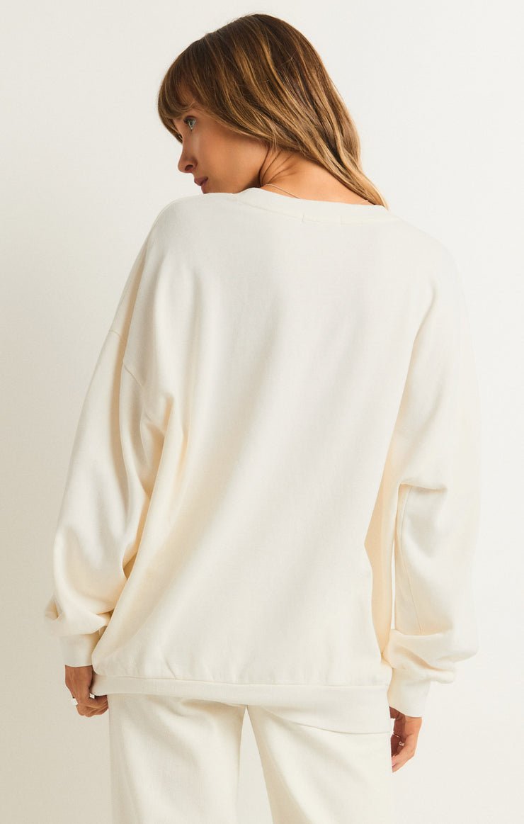 BON VOYAGE SUNDAY SWEATSHIRT - Uptown Boutique Ramona