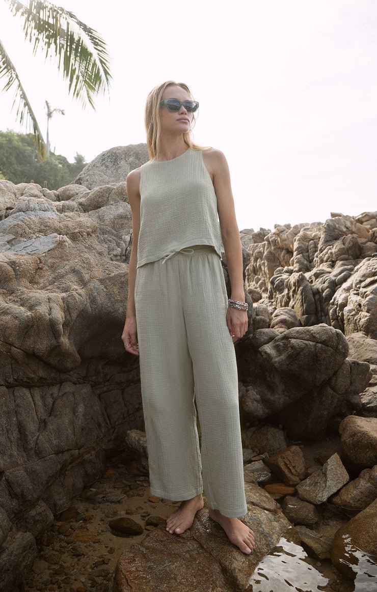 BONDI GAUZE PANT - Uptown Boutique Ramona