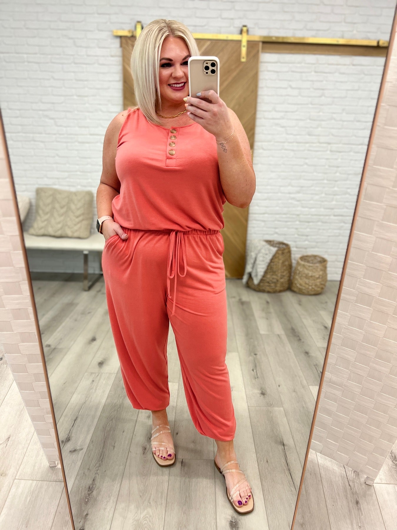 BONUS: Relaxing Weekend Sleeveless Jumpsuit (Online Exclusive) - Uptown Boutique Ramona