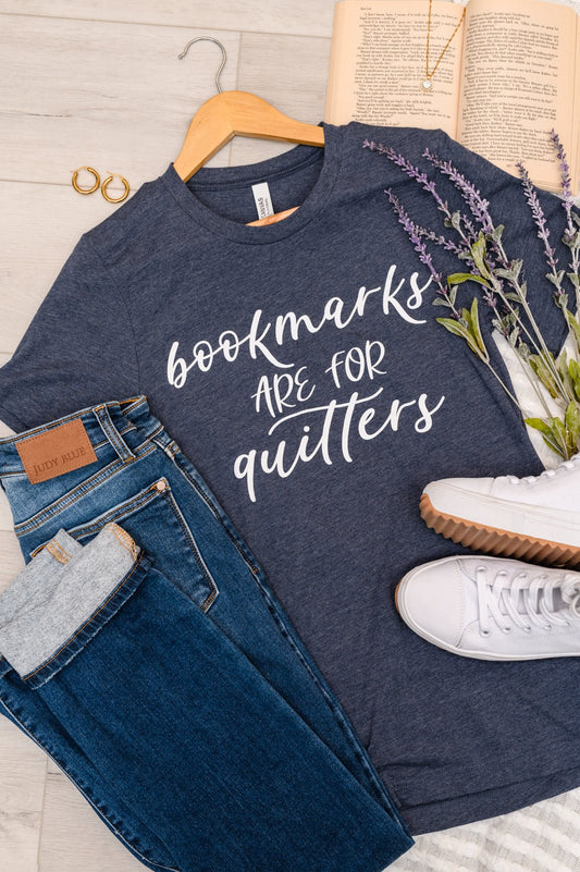 Bookmarks Are For Quitters Graphic Tee (Online Exclusive) - Uptown Boutique Ramona