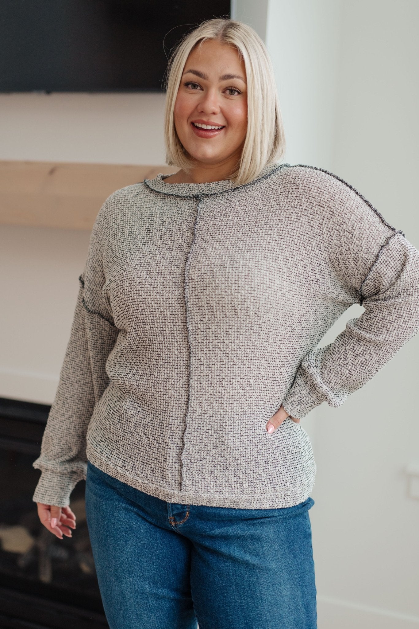 Both Sides of the Story Pullover (Online Exclusive) - Uptown Boutique Ramona