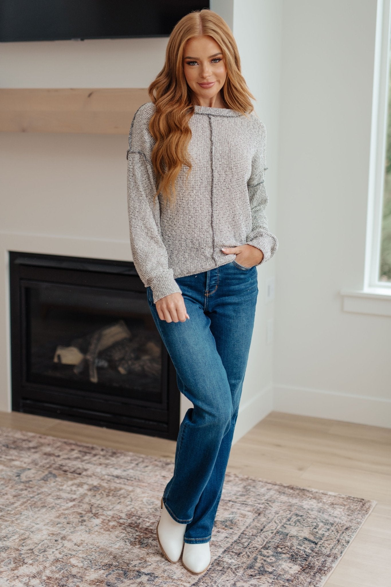 Both Sides of the Story Pullover (Online Exclusive) - Uptown Boutique Ramona