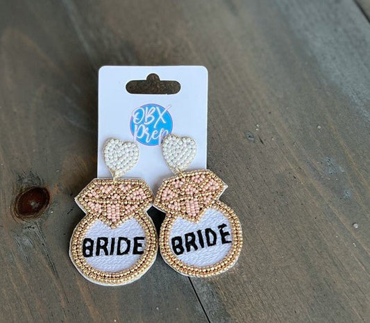 Bride Ring Earrings - Uptown Boutique Ramona