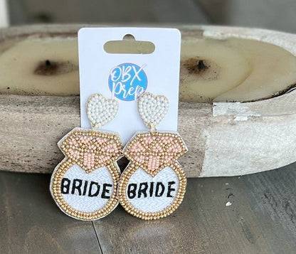 Bride Ring Earrings - Uptown Boutique Ramona