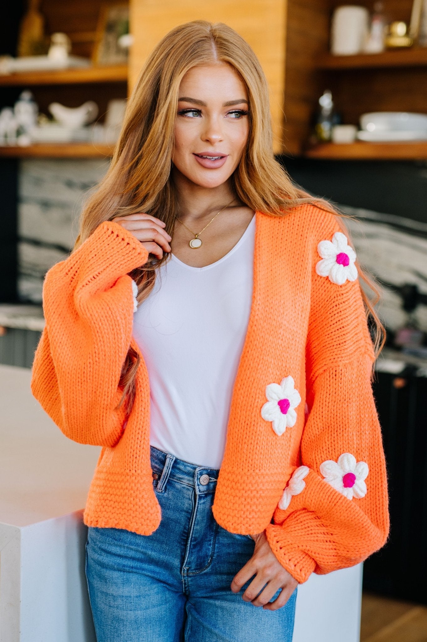 Bright Flower Child Floral Cardigan (Online Exclusive) - Uptown Boutique Ramona