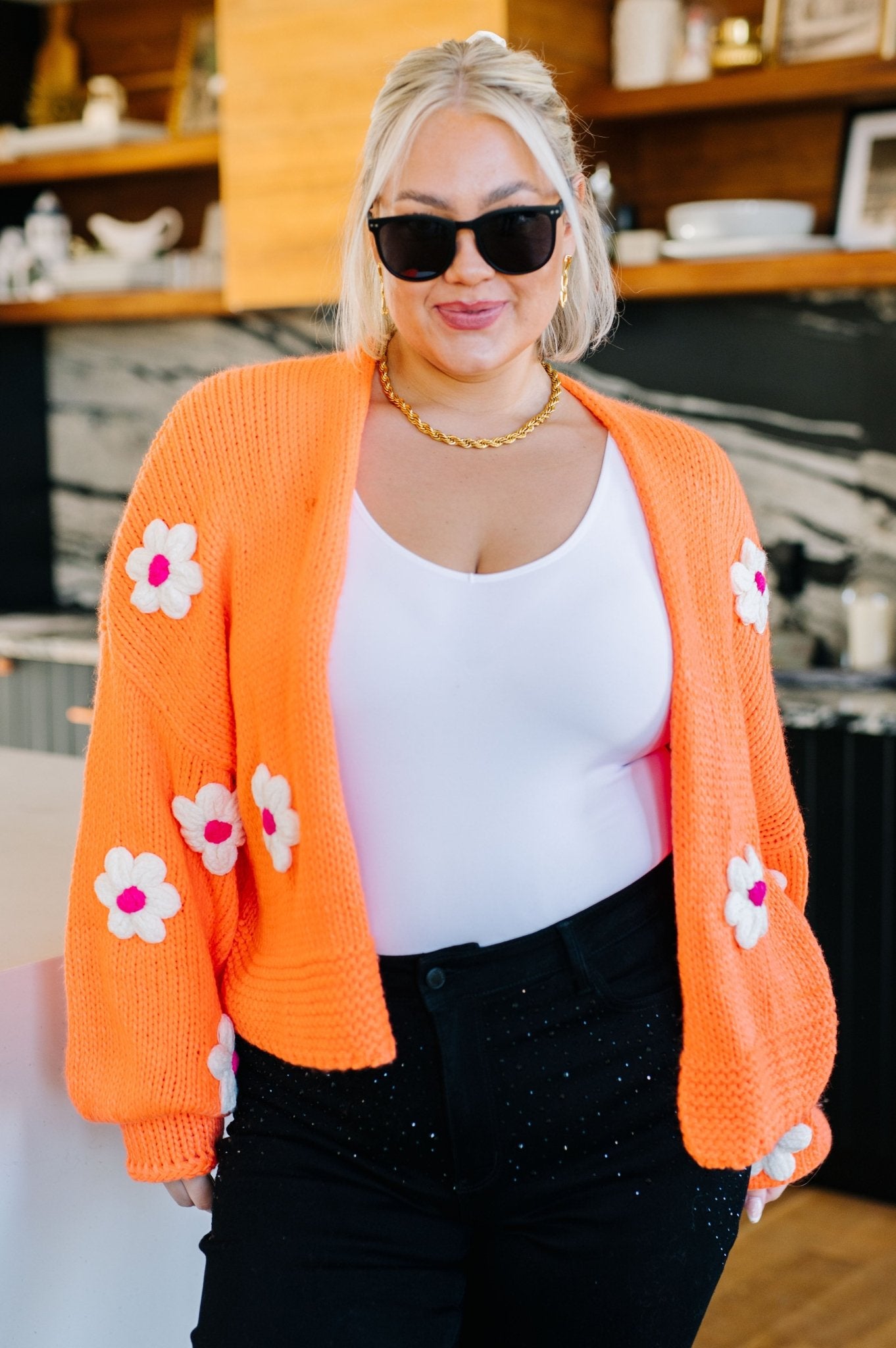 Bright Flower Child Floral Cardigan (Online Exclusive) - Uptown Boutique Ramona