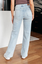 Brooke High Rise Control Top Vintage Wash Straight Jeans (Online Exclusive) - Uptown Boutique Ramona
