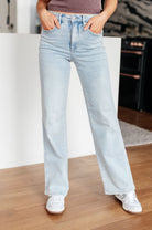 Brooke High Rise Control Top Vintage Wash Straight Jeans (Online Exclusive) - Uptown Boutique Ramona
