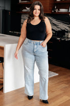 Brooke High Rise Control Top Vintage Wash Straight Jeans (Online Exclusive) - Uptown Boutique Ramona