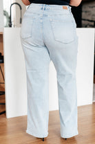 Brooke High Rise Control Top Vintage Wash Straight Jeans (Online Exclusive) - Uptown Boutique Ramona