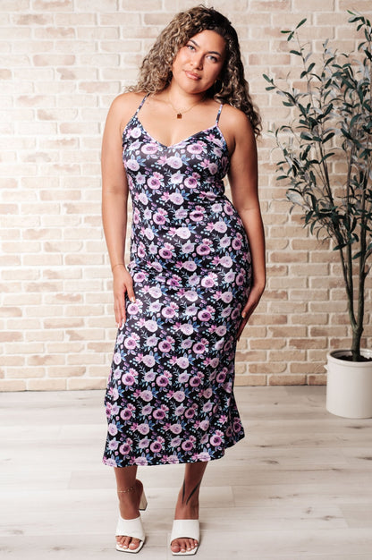 Brooklyn Bodycon Dress in Floral (Online Exclusive) - Uptown Boutique Ramona