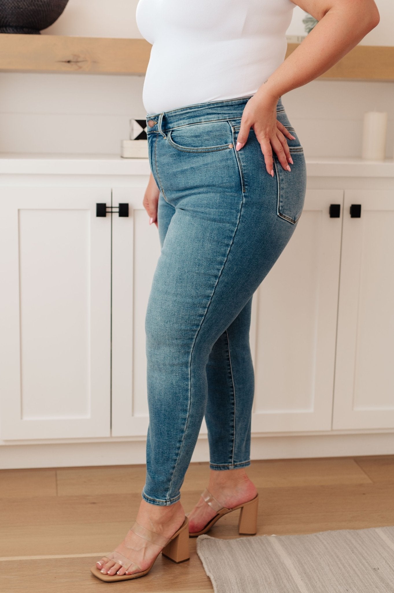 Bryant High Rise Thermal Skinny Jean (Online Exclusive) - Uptown Boutique Ramona