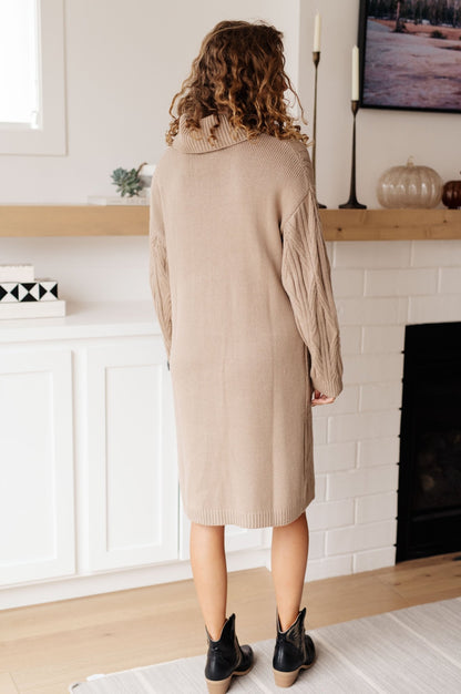 Bundled Beauty Turtleneck Sweater Dress (Online Exclusive) - Uptown Boutique Ramona