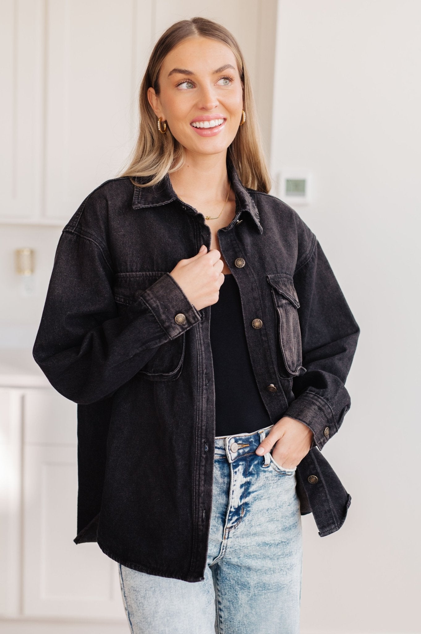 By The Fireside Shacket (Online Exclusive) - Uptown Boutique Ramona