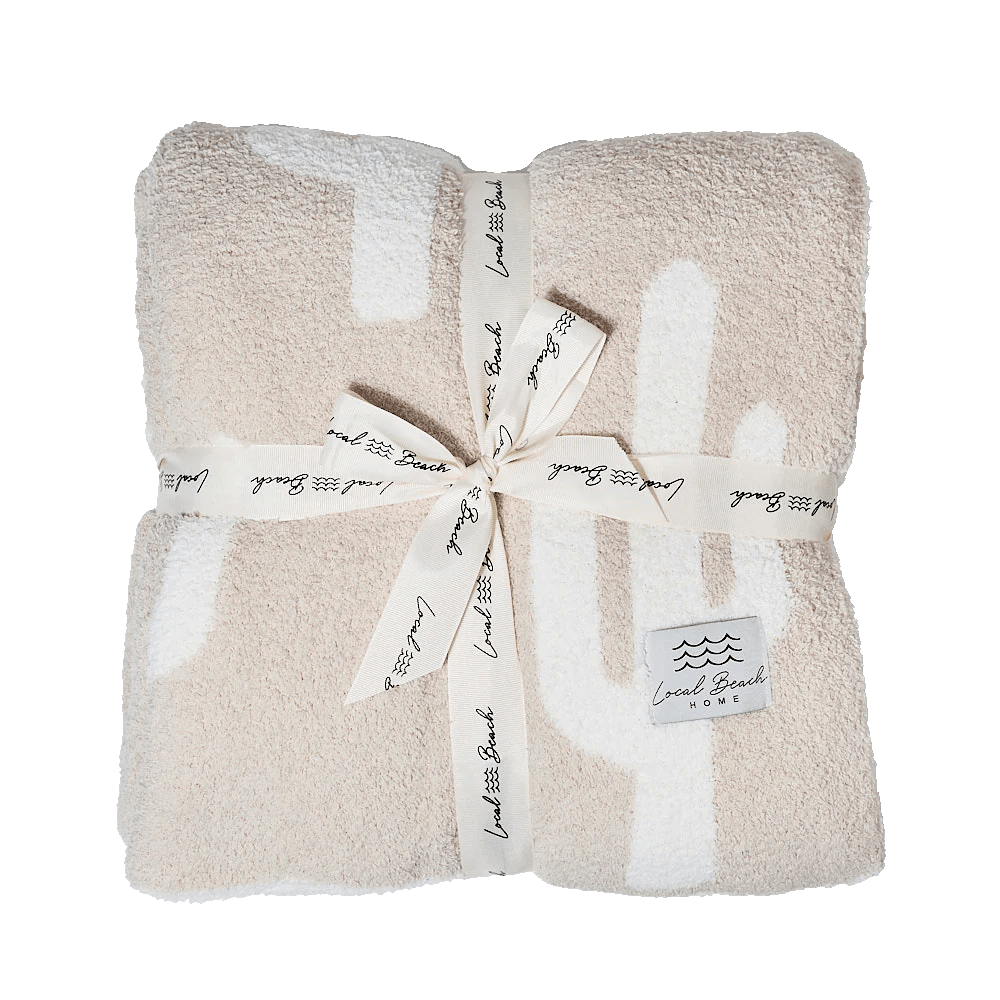 Cactus Luxe Home Blanket - Uptown Boutique Ramona