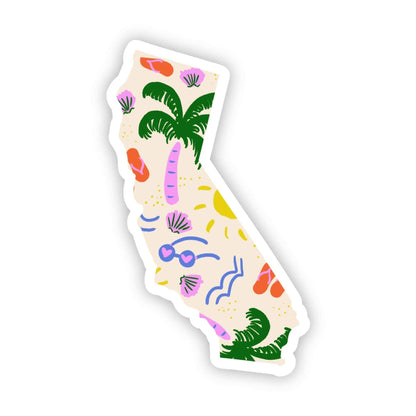 California Sticker - Beach - Uptown Boutique Ramona