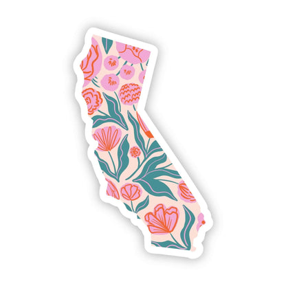 California Sticker - Elegant Floral - Uptown Boutique Ramona