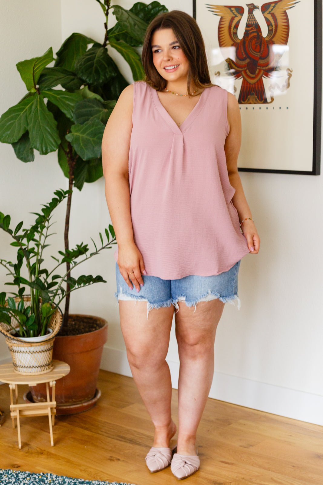 Calling For Spring Sleeveless Blouse (Online Exclusive) - Uptown Boutique Ramona