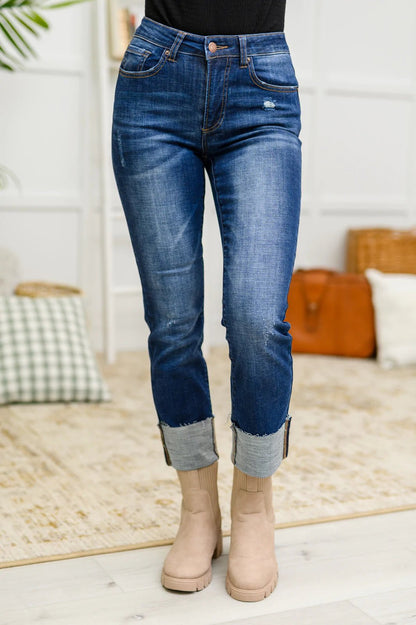 Cambridge Mid Rise Straight Leg Jeans (Online Exclusive) - Uptown Boutique Ramona