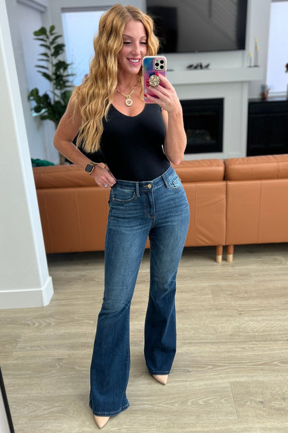 Cameron High Rise Classic Flare Jeans (Online Exclusive) - Uptown Boutique Ramona