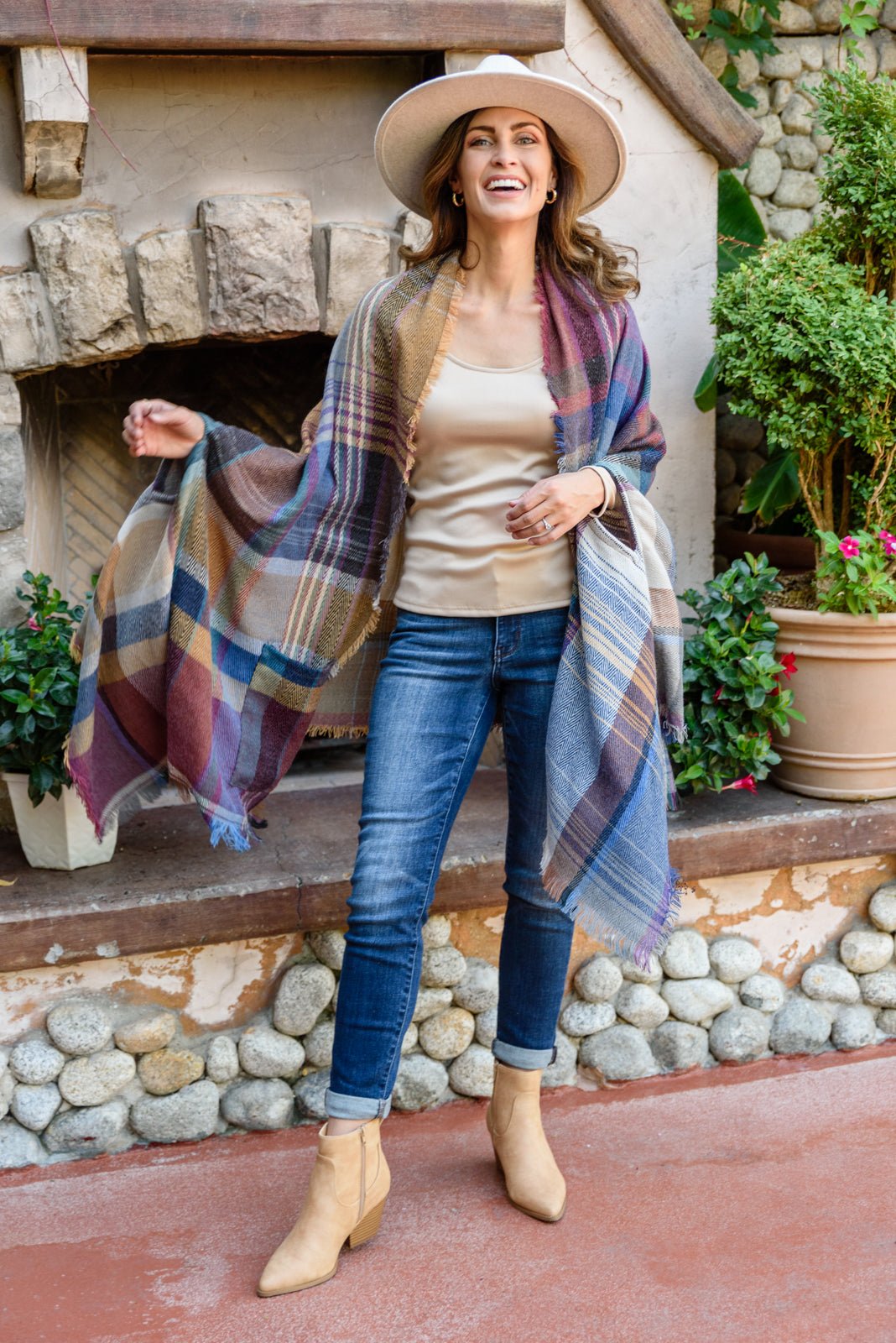 Can You Believe It Basic Long Sleeve Top In Sand (Online Exclusive) - Uptown Boutique Ramona