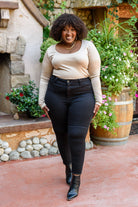 Can You Believe It Basic Long Sleeve Top In Sand (Online Exclusive) - Uptown Boutique Ramona