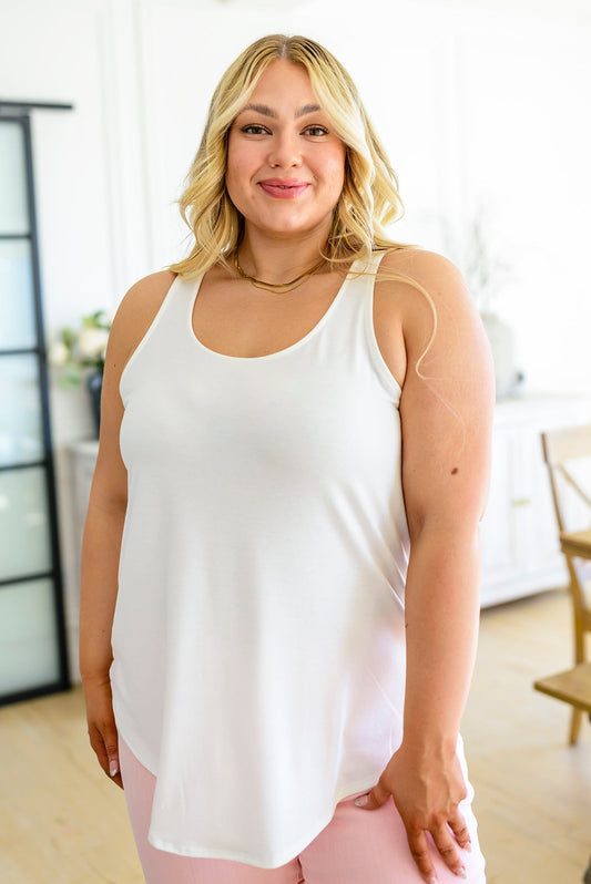 Can't Get Enough Tank in White (Online Exclusive) - Uptown Boutique Ramona