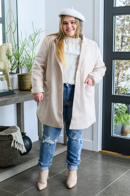 Can't Miss Out Jacket In Beige (Online Exclusive) - Uptown Boutique Ramona