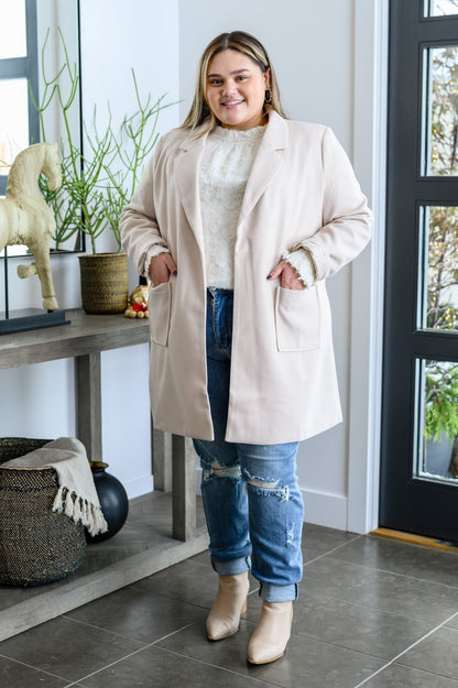 Can't Miss Out Jacket In Beige (Online Exclusive) - Uptown Boutique Ramona