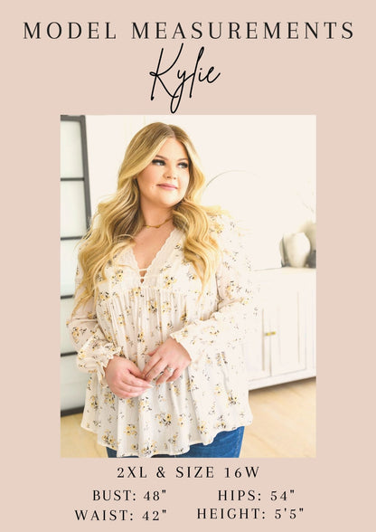 Can't Stop the Beat Floral Top (Online Exclusive) - Uptown Boutique Ramona