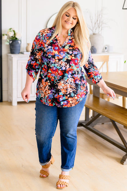 Can't Stop, Won't Stop Floral Top (Online Exclusive) - Uptown Boutique Ramona