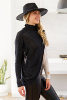Can't Touch This Sparkle Color Blocked Sweater (Online Exclusive) - Uptown Boutique Ramona