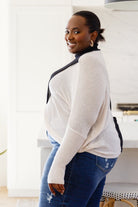 Can't Touch This Sparkle Color Blocked Sweater (Online Exclusive) - Uptown Boutique Ramona