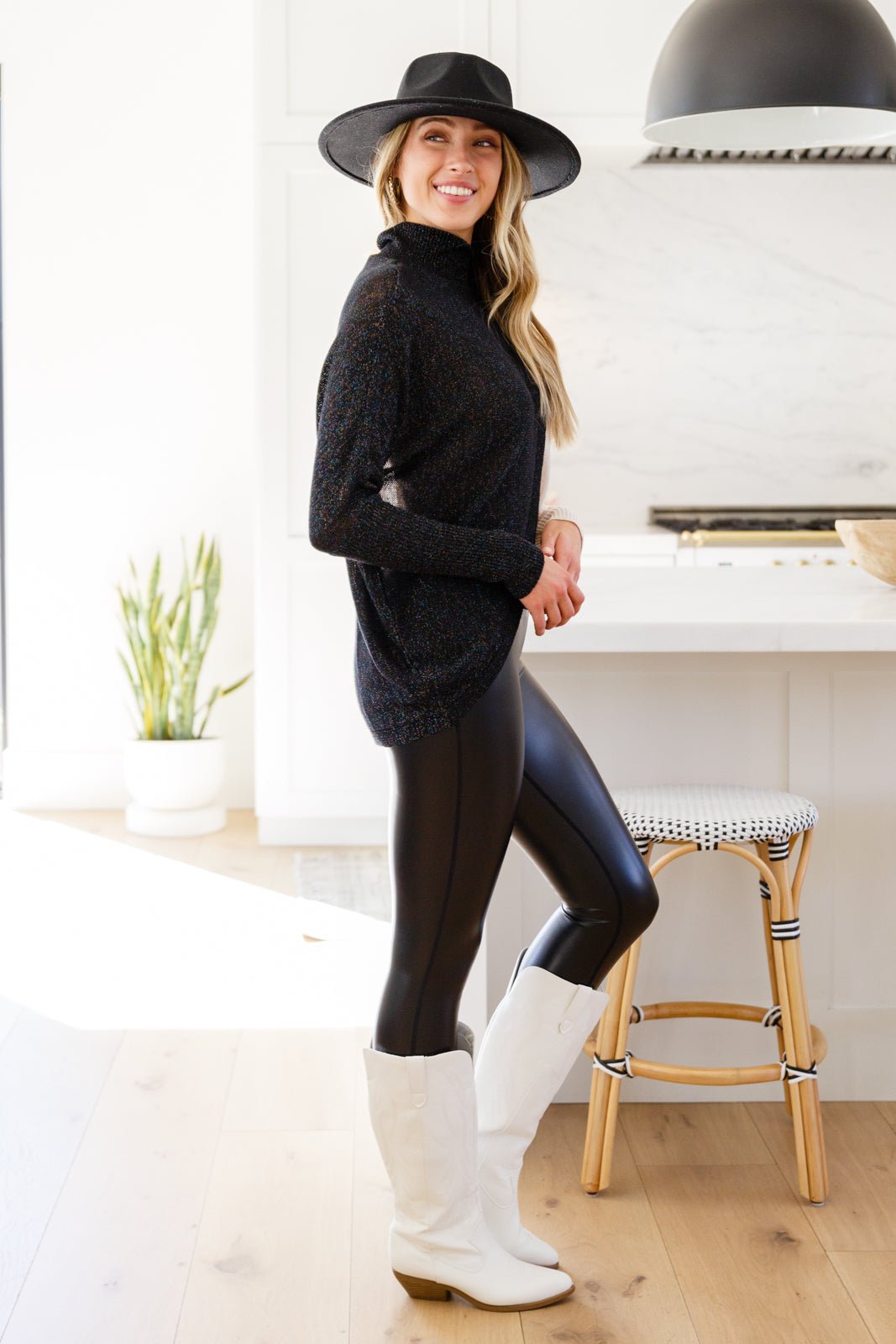 Can't Touch This Sparkle Color Blocked Sweater (Online Exclusive) - Uptown Boutique Ramona