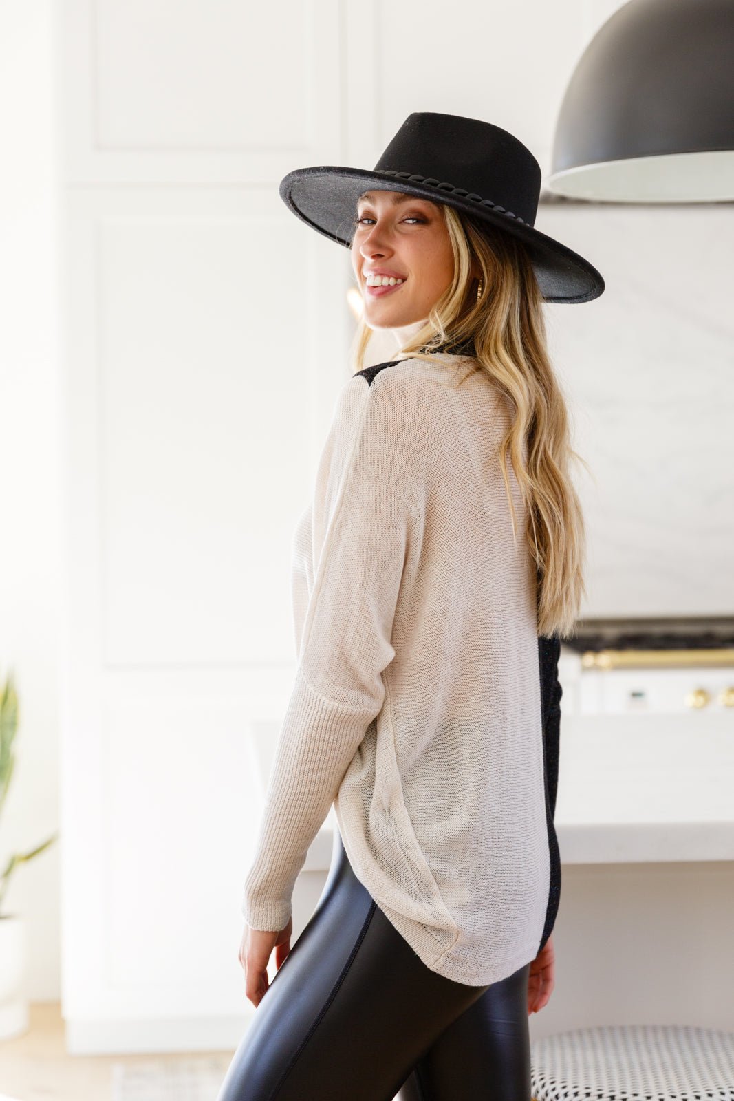Can't Touch This Sparkle Color Blocked Sweater (Online Exclusive) - Uptown Boutique Ramona