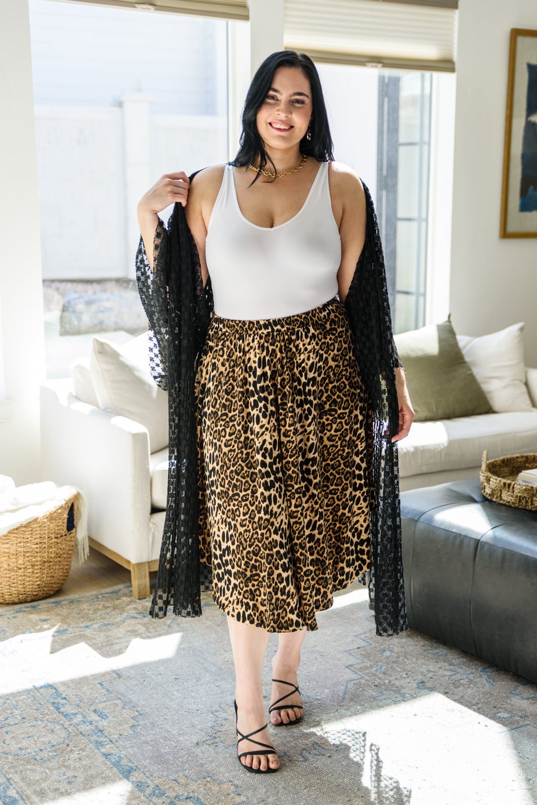 Carefree Animal Print Skirt (Online Exclusive) - Uptown Boutique Ramona