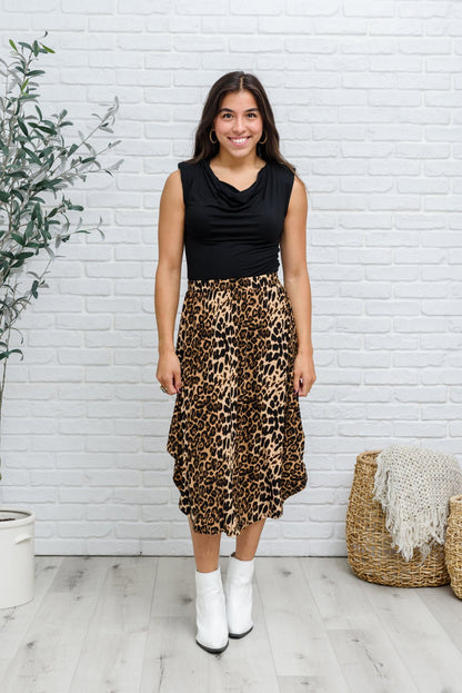 Carefree Animal Print Skirt (Online Exclusive) - Uptown Boutique Ramona