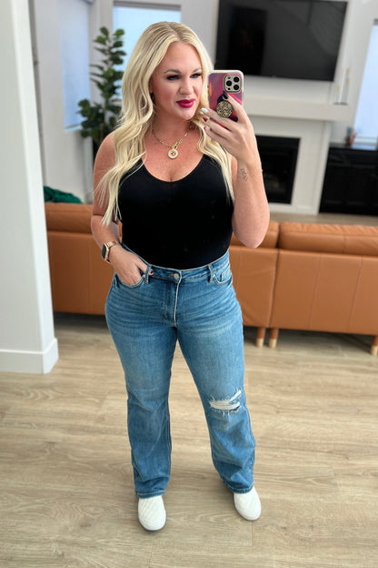 Carrie High Rise Control Top 90's Straight Jeans (Online Exclusive) - Uptown Boutique Ramona