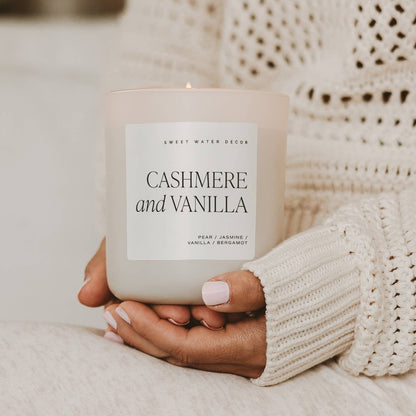 Cashmere and Vanilla Candle - Uptown Boutique Ramona