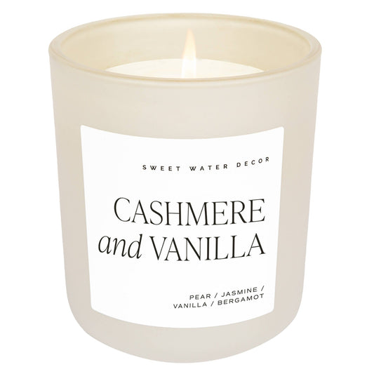 Cashmere and Vanilla Candle - Uptown Boutique Ramona