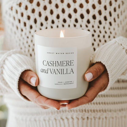 Cashmere and Vanilla Candle - Uptown Boutique Ramona