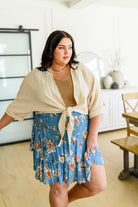 Castaway Tie Front Shirt (Online Exclusive) - Uptown Boutique Ramona