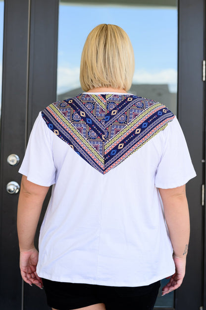 Casually Boho Keyhole Neckline Top - Uptown Boutique Ramona